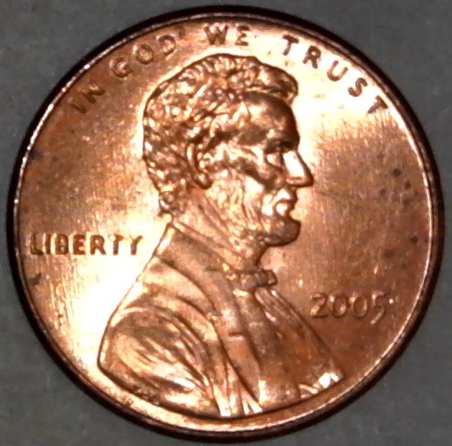2005-Lincoln-Memorial-Cent-Column-Bar-DDR-Look-On-The-Right-Side.
